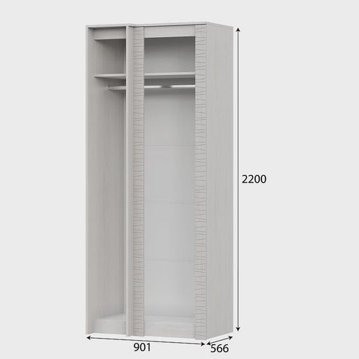 Шкаф угловой (прямой) «Гамма 20»